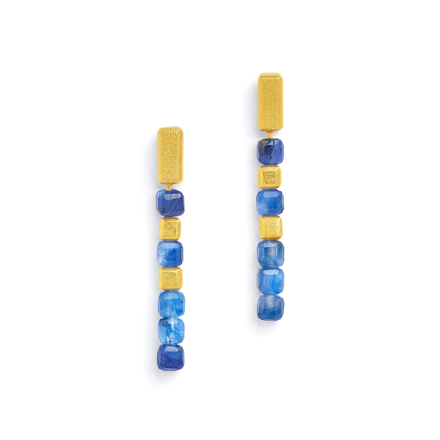 Cuseno Earrings Kyanite-Jewelry-Bernd Wolf-Sorrel Sky Gallery