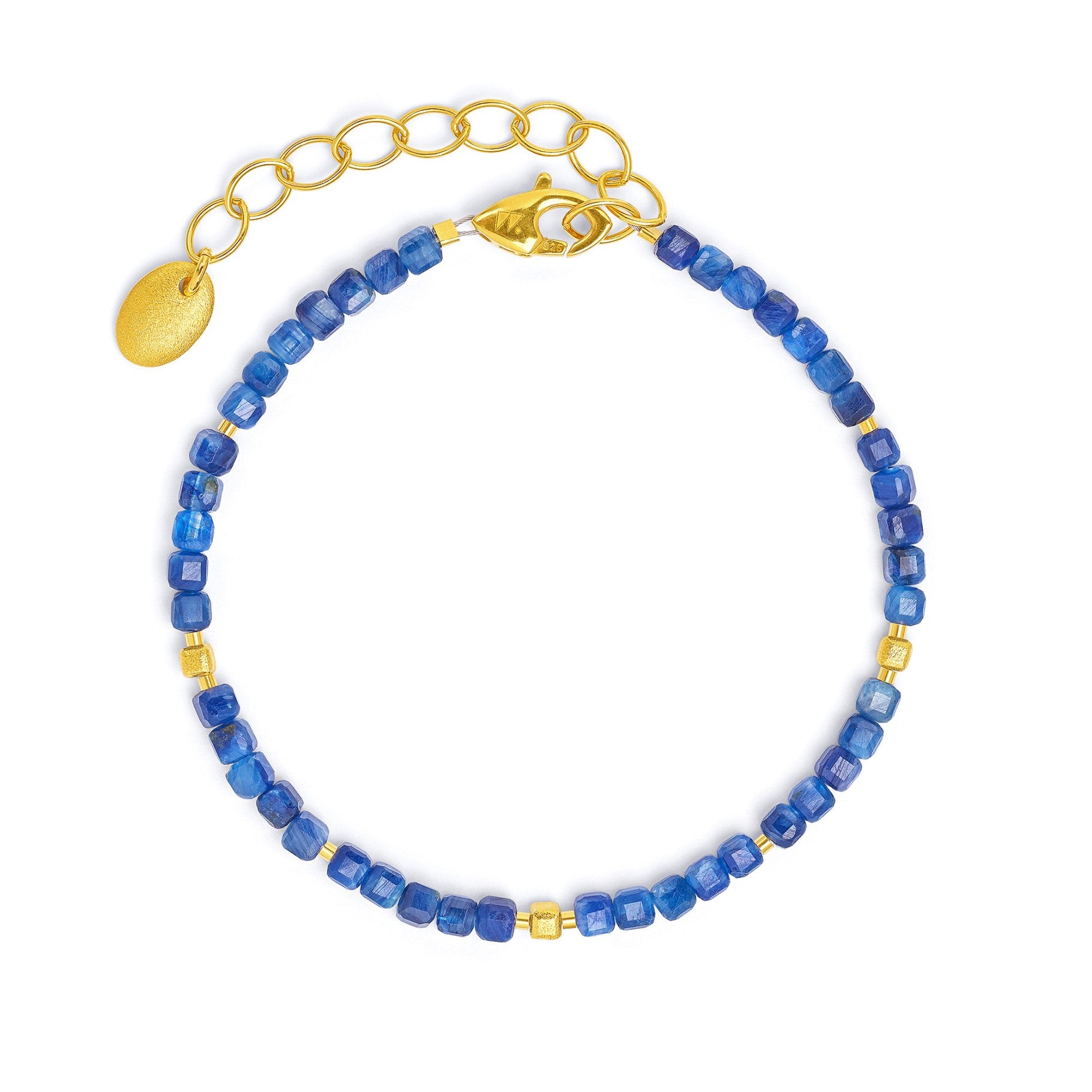 Cuseno bracelet Kyanite-Jewelry-Bernd Wolf-Sorrel Sky Gallery