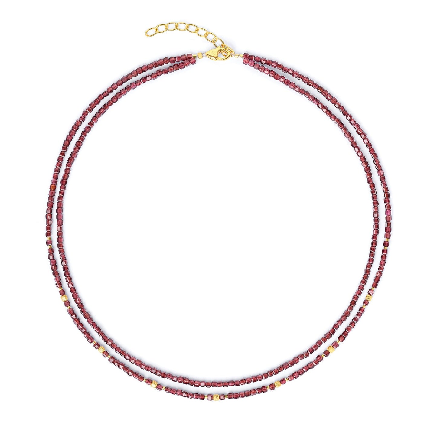 Cusoli Garnet Necklace-Jewelry-Bernd Wolf-Sorrel Sky Gallery