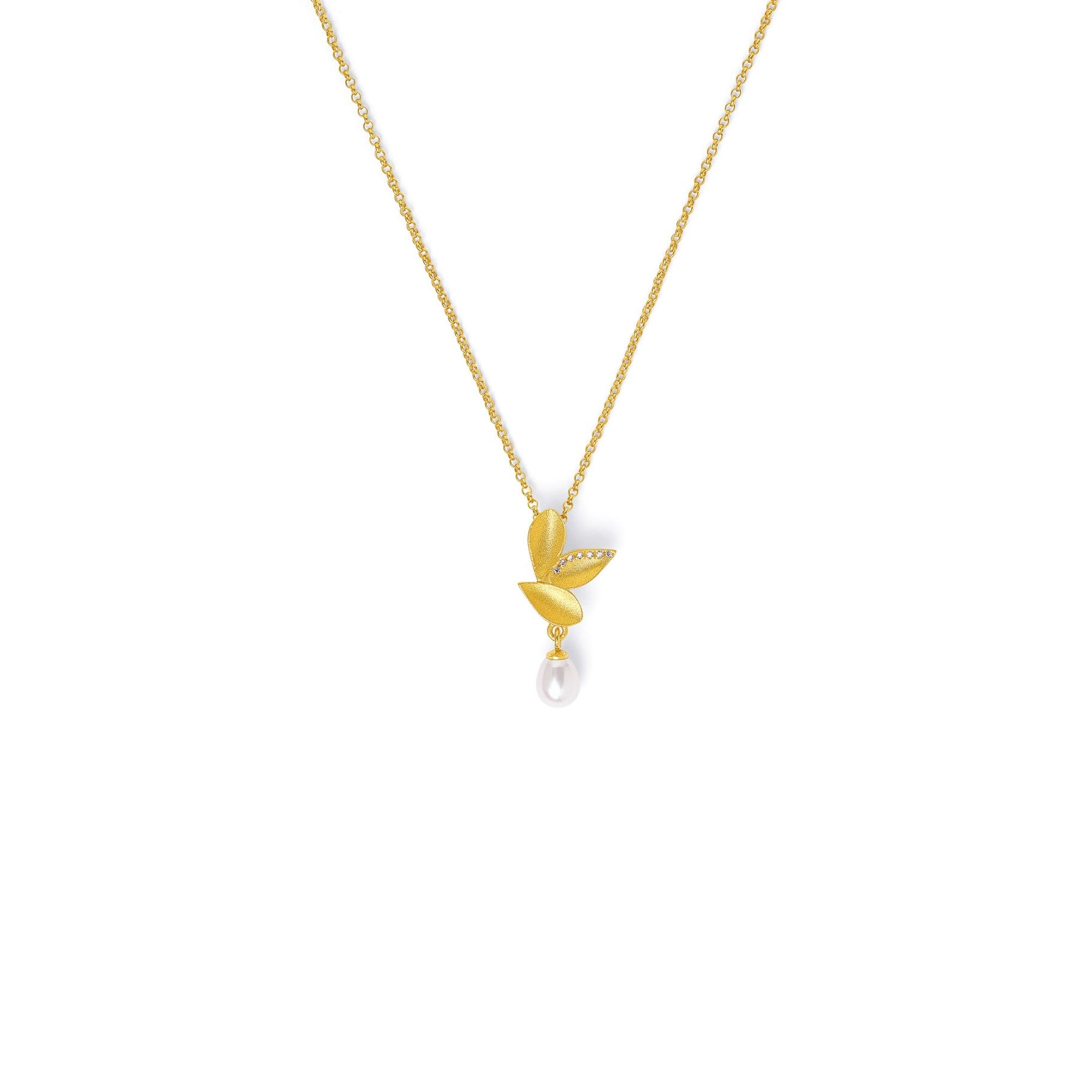 Drena necklace Freshwater Pearl-Jewelry-Bernd Wolf-Sorrel Sky Gallery