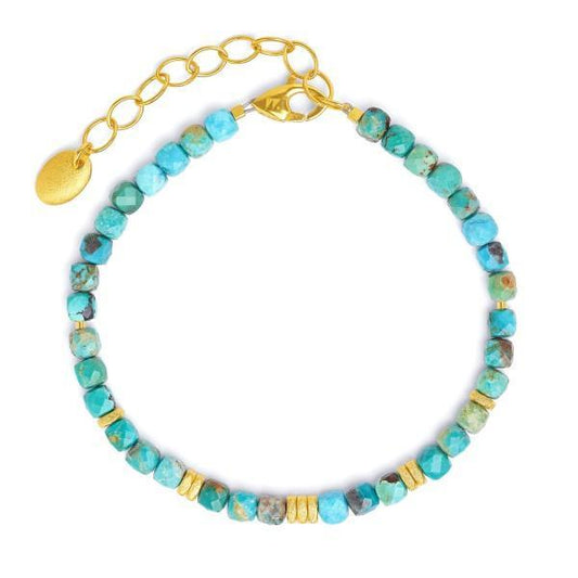 Fabella Turquoise Bracelet-Jewelry-Bernd Wolf-Sorrel Sky Gallery
