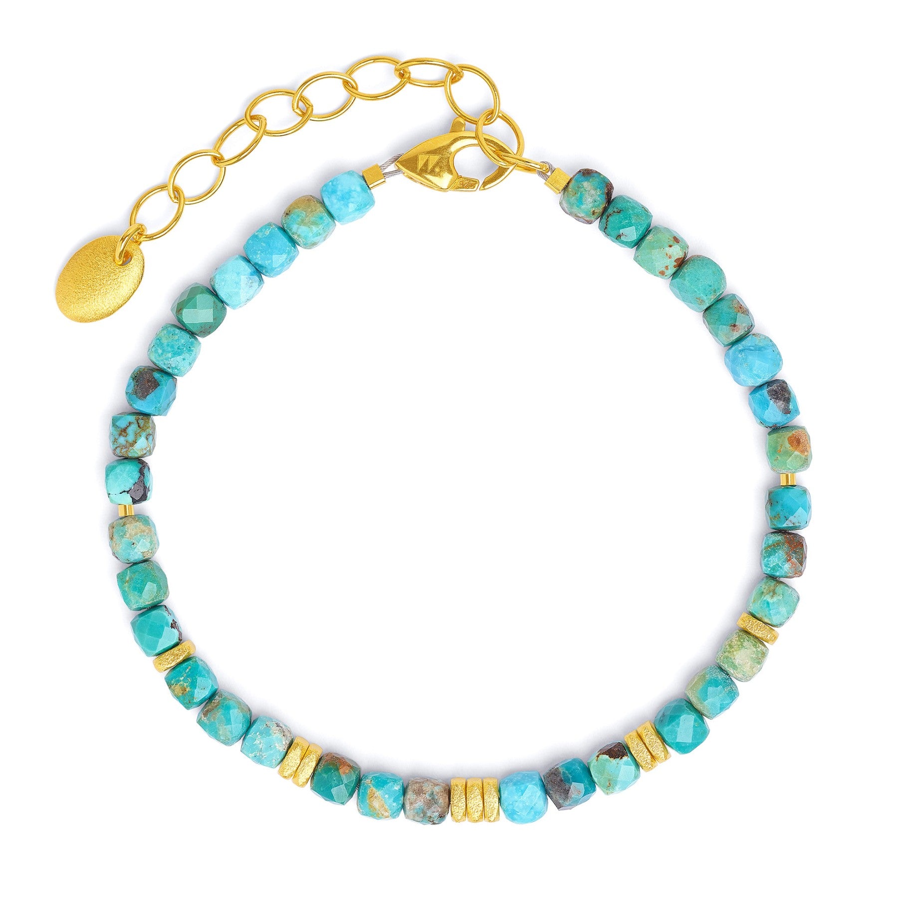 Fabella Turquoise Bracelet-Jewelry-Bernd Wolf-Sorrel Sky Gallery