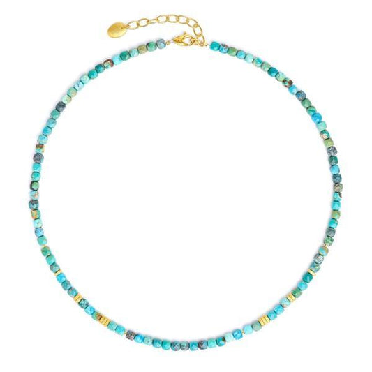 Fabella Turquoise Necklace-Jewelry-Bernd Wolf-Sorrel Sky Gallery