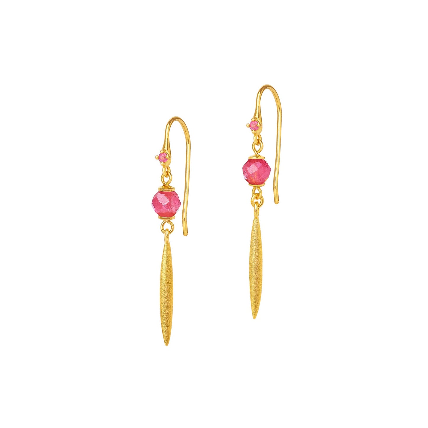 Fiscala Earrings Tourmaline-Jewelry-Bernd Wolf-Sorrel Sky Gallery