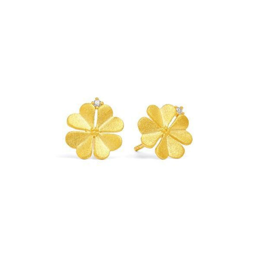 Kleenima Gold Earrings-Jewelry-Bernd Wolf-Sorrel Sky Gallery