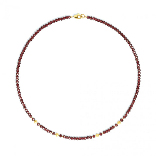 Lampa Garnet Necklace-Jewelry-Bernd Wolf-Sorrel Sky Gallery