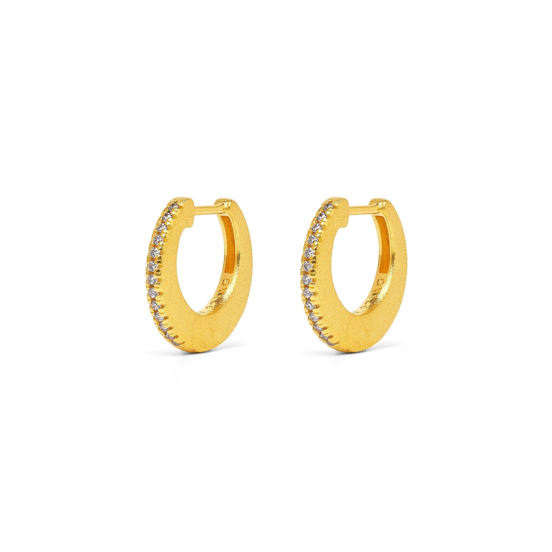 Medialunico Hoop Earrings-Jewelry-Bernd Wolf-Sorrel Sky Gallery