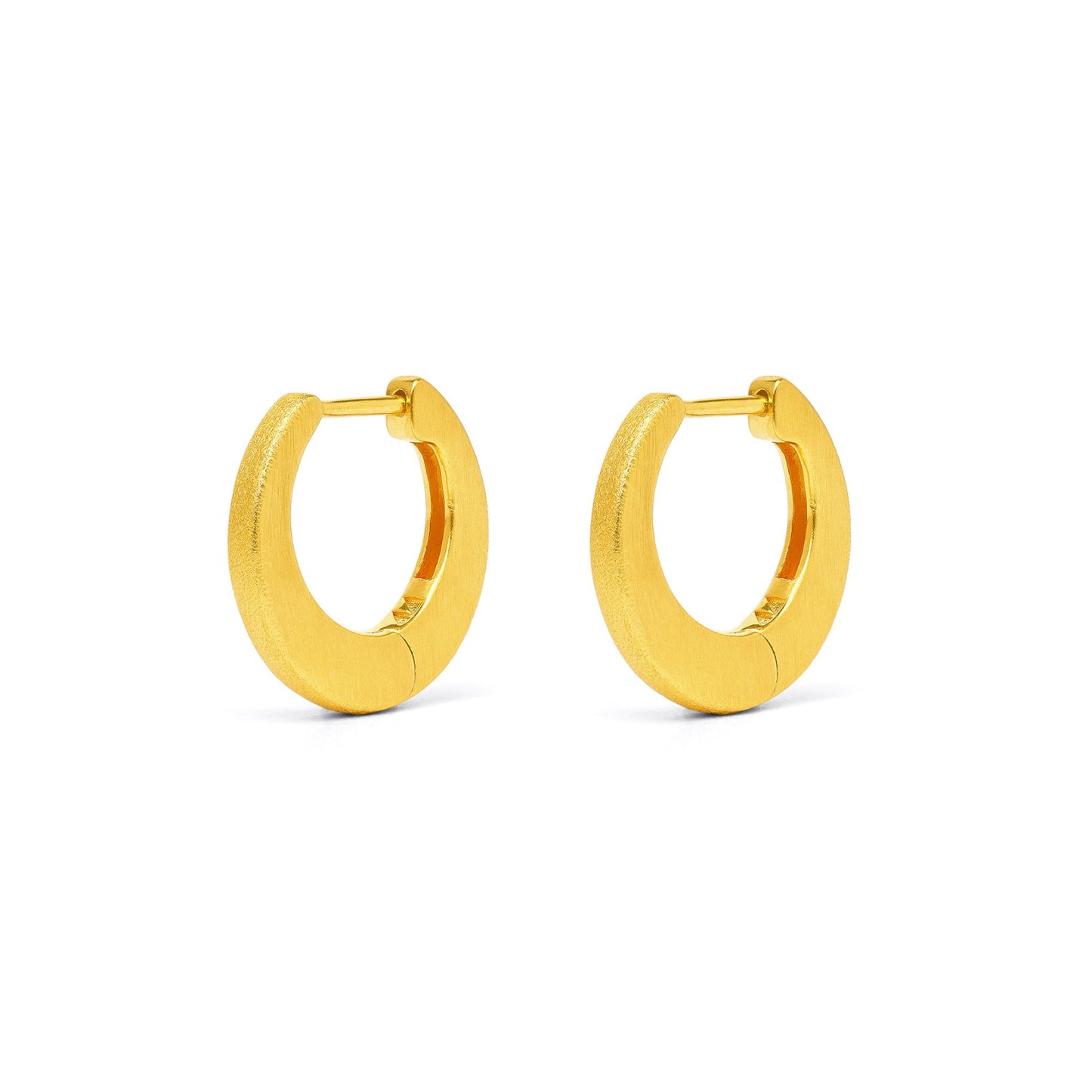 Medialuno Hoop Earrings-Jewelry-Bernd Wolf-Sorrel Sky Gallery