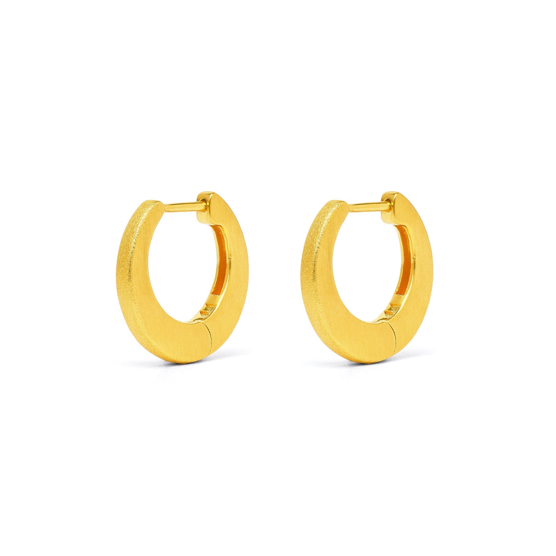 Medialuno Hoop Earrings-Jewelry-Bernd Wolf-Sorrel Sky Gallery