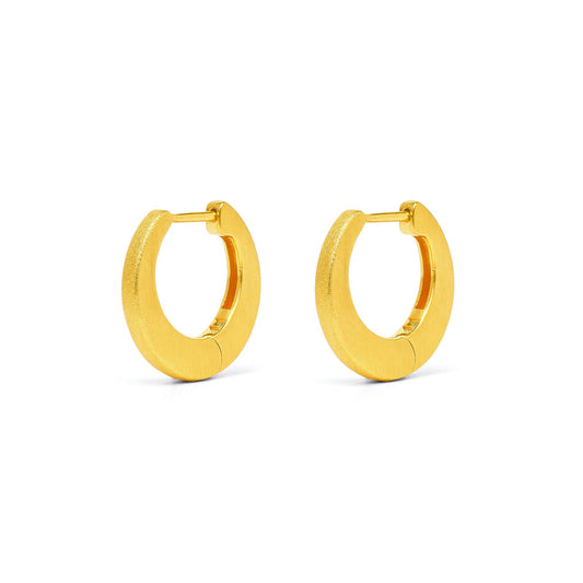 Medialuno Hoop Earrings-Jewelry-Bernd Wolf-Sorrel Sky Gallery