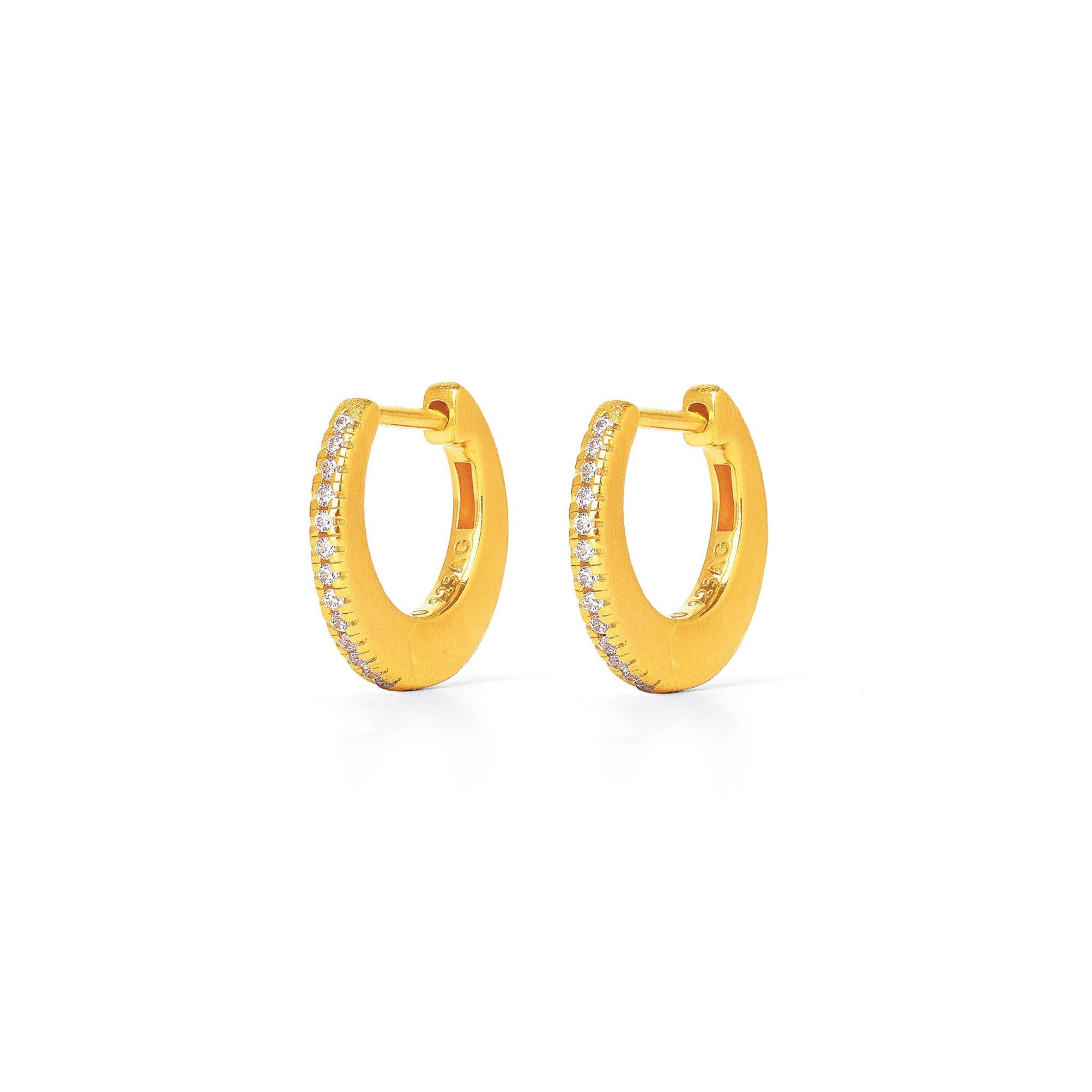 Mond Hoop Earringss-Jewelry-Bernd Wolf-Sorrel Sky Gallery