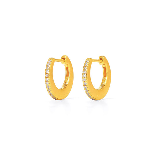 Mond Hoop Earringss-Jewelry-Bernd Wolf-Sorrel Sky Gallery