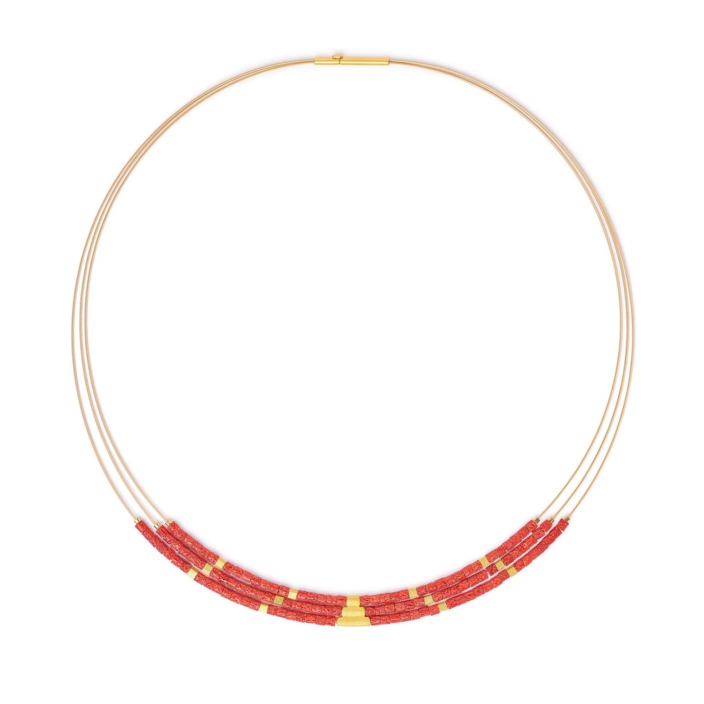 Nofreni Red Coral Necklace-Jewelry-Bernd Wolf-Sorrel Sky Gallery