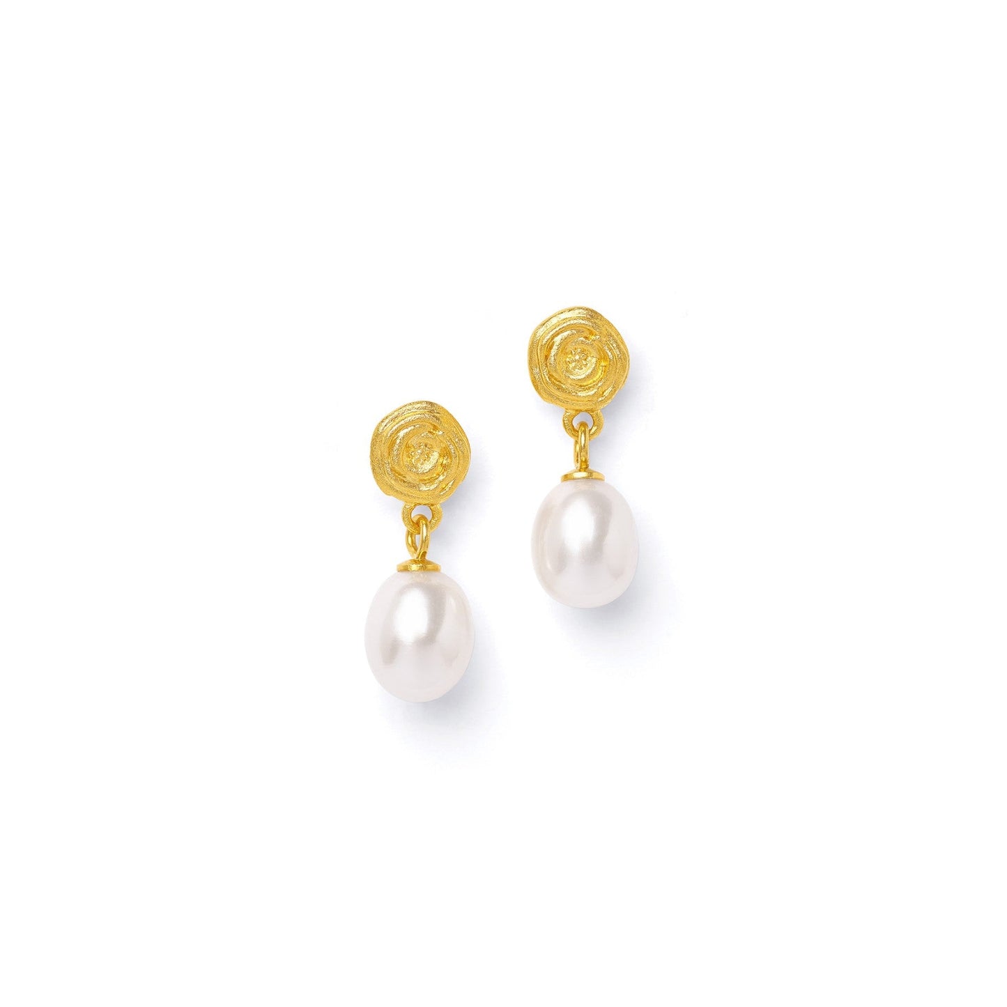 Rosalina Freshwater Pearl Earrings-Jewelry-Bernd Wolf-Sorrel Sky Gallery