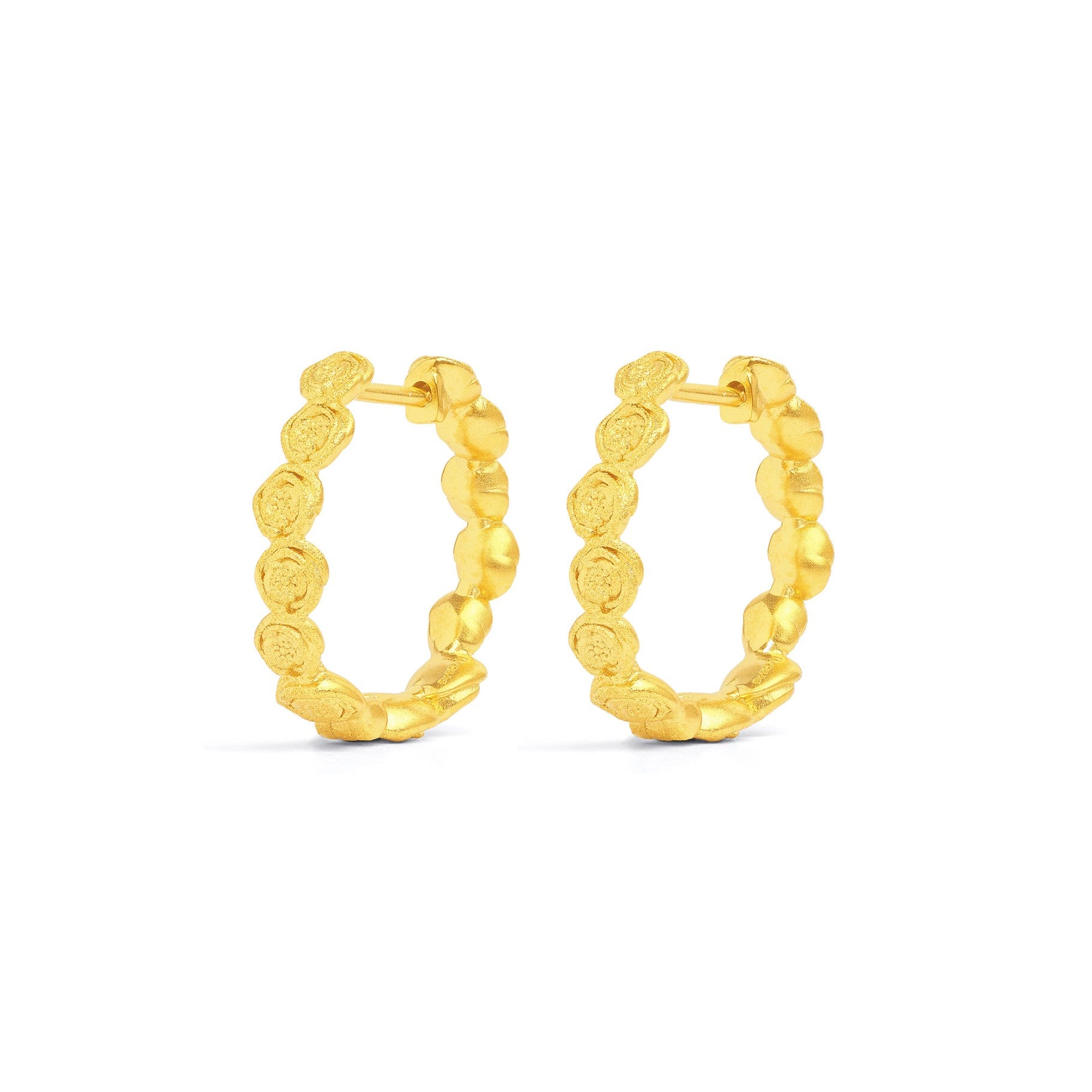 Rosen Hoop Earrings-Jewelry-Bernd Wolf-Sorrel Sky Gallery