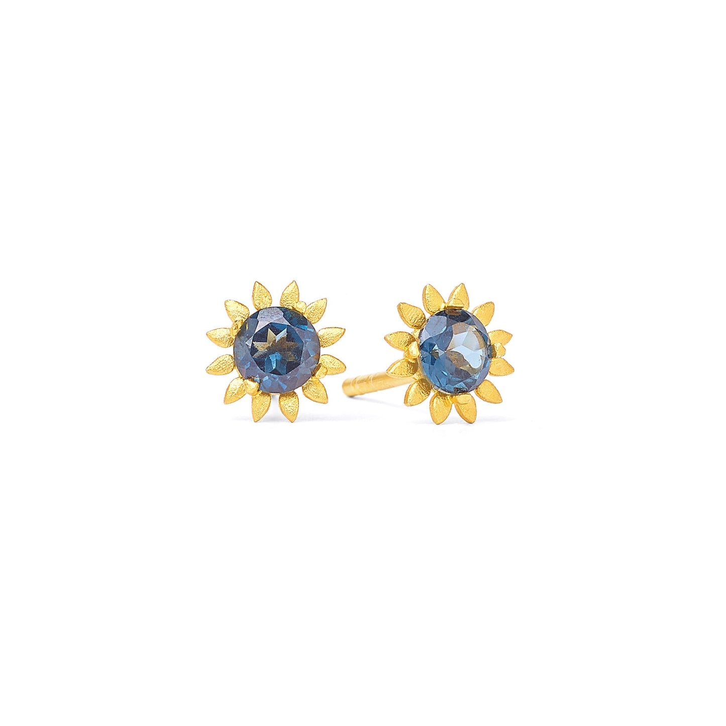 Soleila Topaz Earrings-Jewelry-Bernd Wolf-Sorrel Sky Gallery