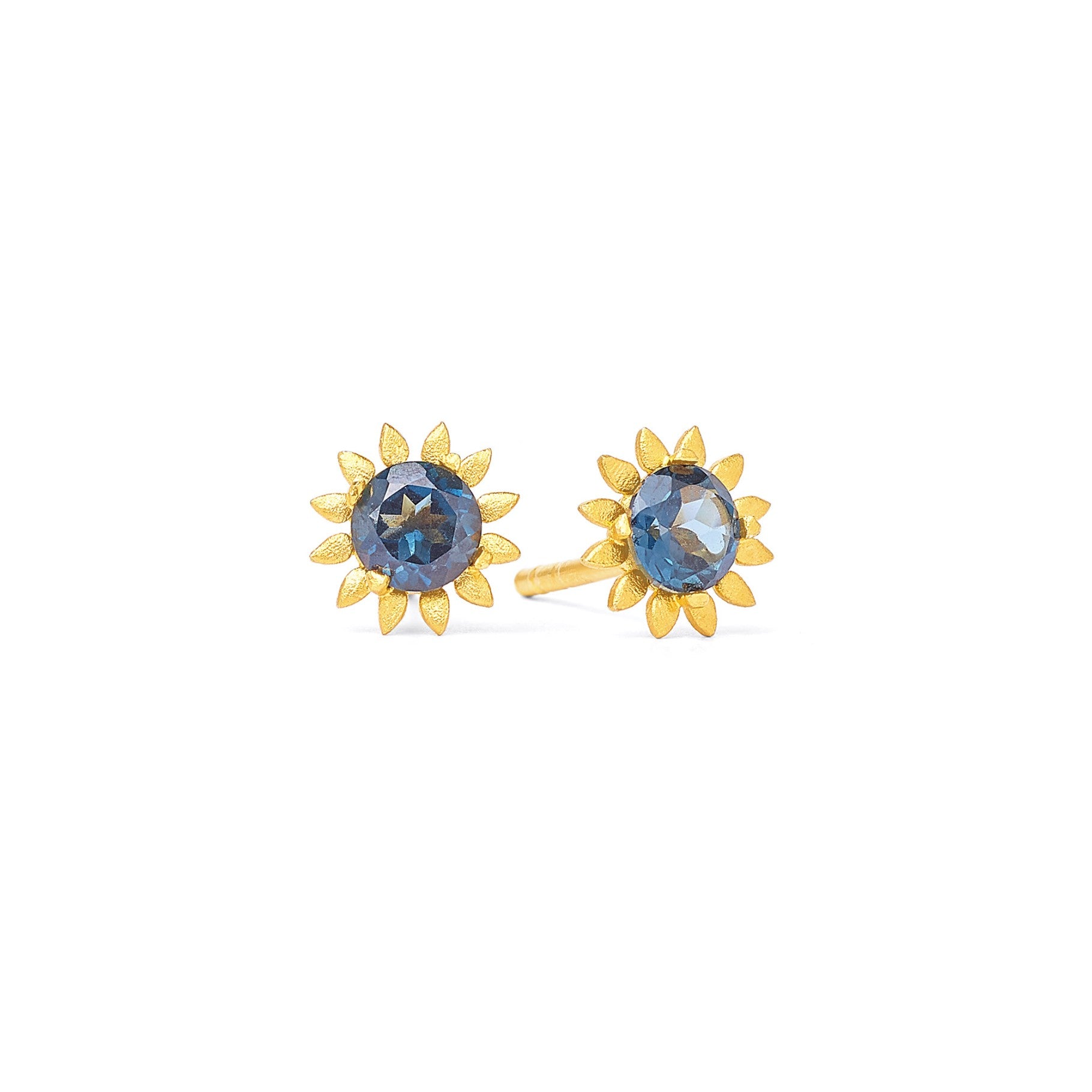 Soleila Topaz Earrings-Jewelry-Bernd Wolf-Sorrel Sky Gallery