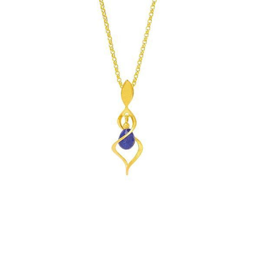 Spiroleni Lapis Necklace-Jewelry-Bernd Wolf-Sorrel Sky Gallery