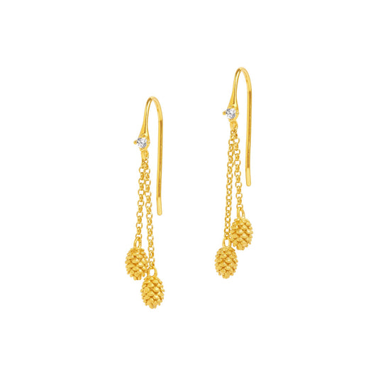 Tannenzapfle Earrings-Jewelry-Bernd Wolf-Sorrel Sky Gallery