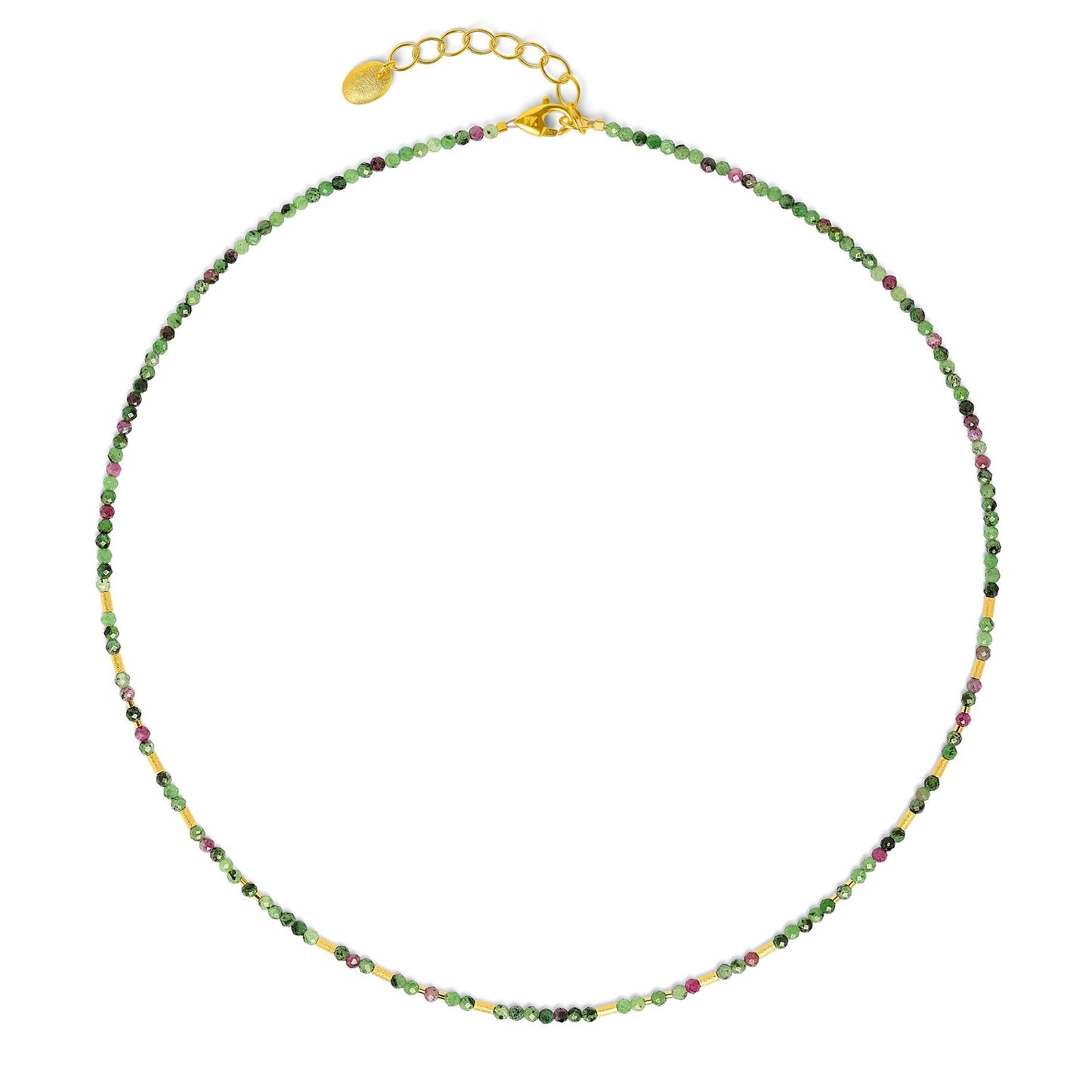 Tobaci Ruby Ziosite Necklace-Jewelry-Bernd Wolf-Sorrel Sky Gallery