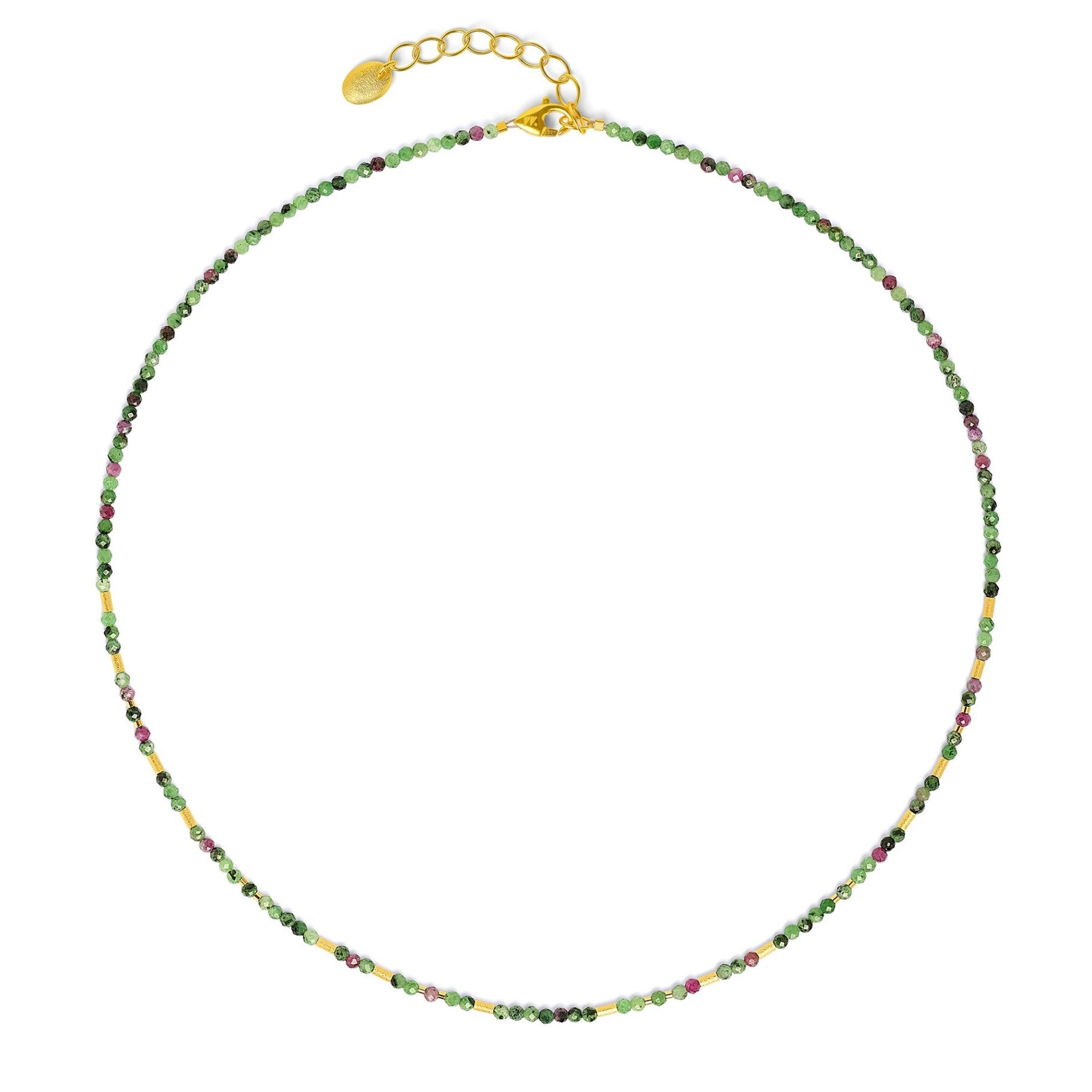 Tobaci Ruby Ziosite Necklace-Jewelry-Bernd Wolf-Sorrel Sky Gallery