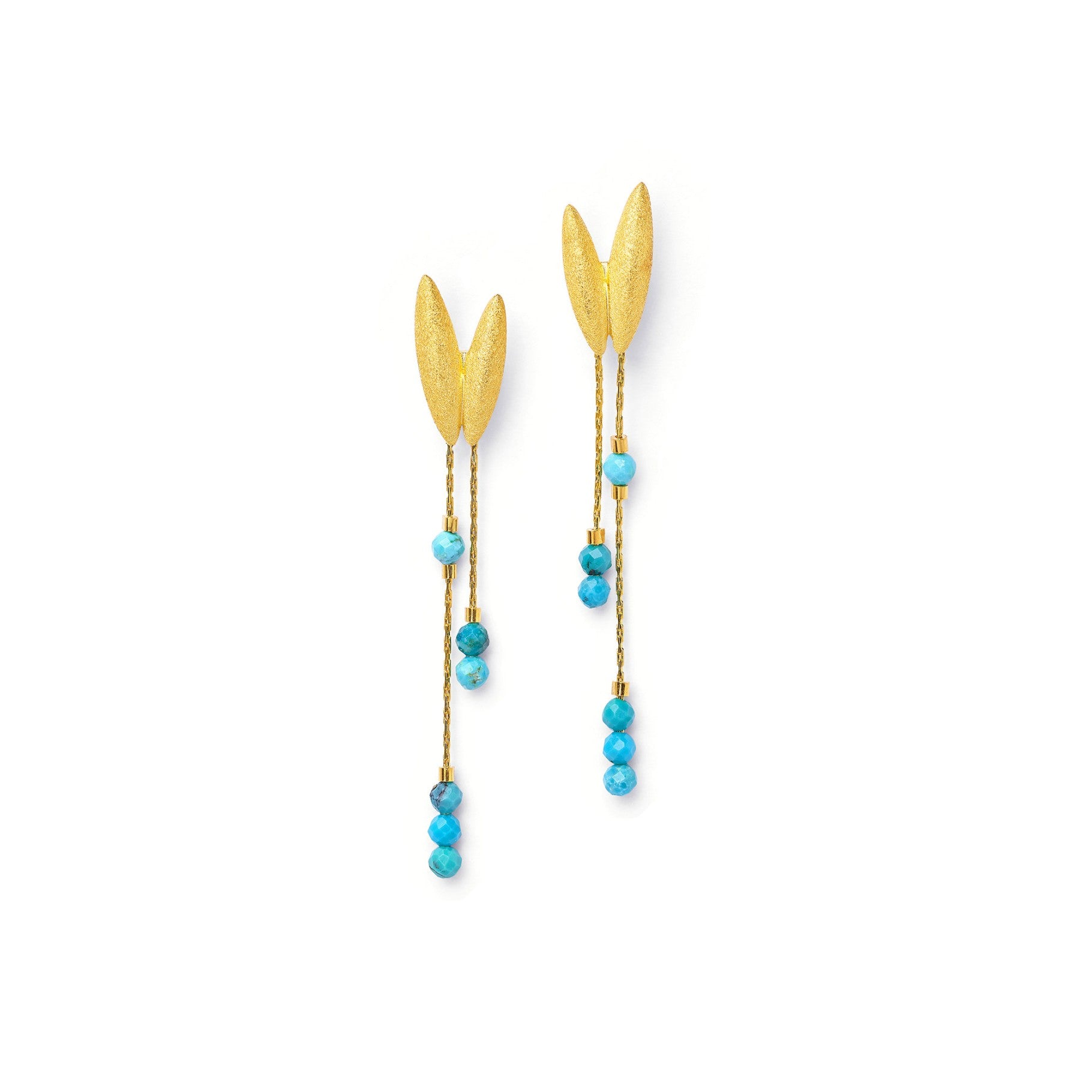 Venalis Turquoise Earrings-Jewelry-Bernd Wolf-Sorrel Sky Gallery