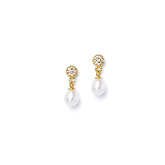 Verina Freshwater Pearl Earrings-Jewelry-Bernd Wolf-Sorrel Sky Gallery