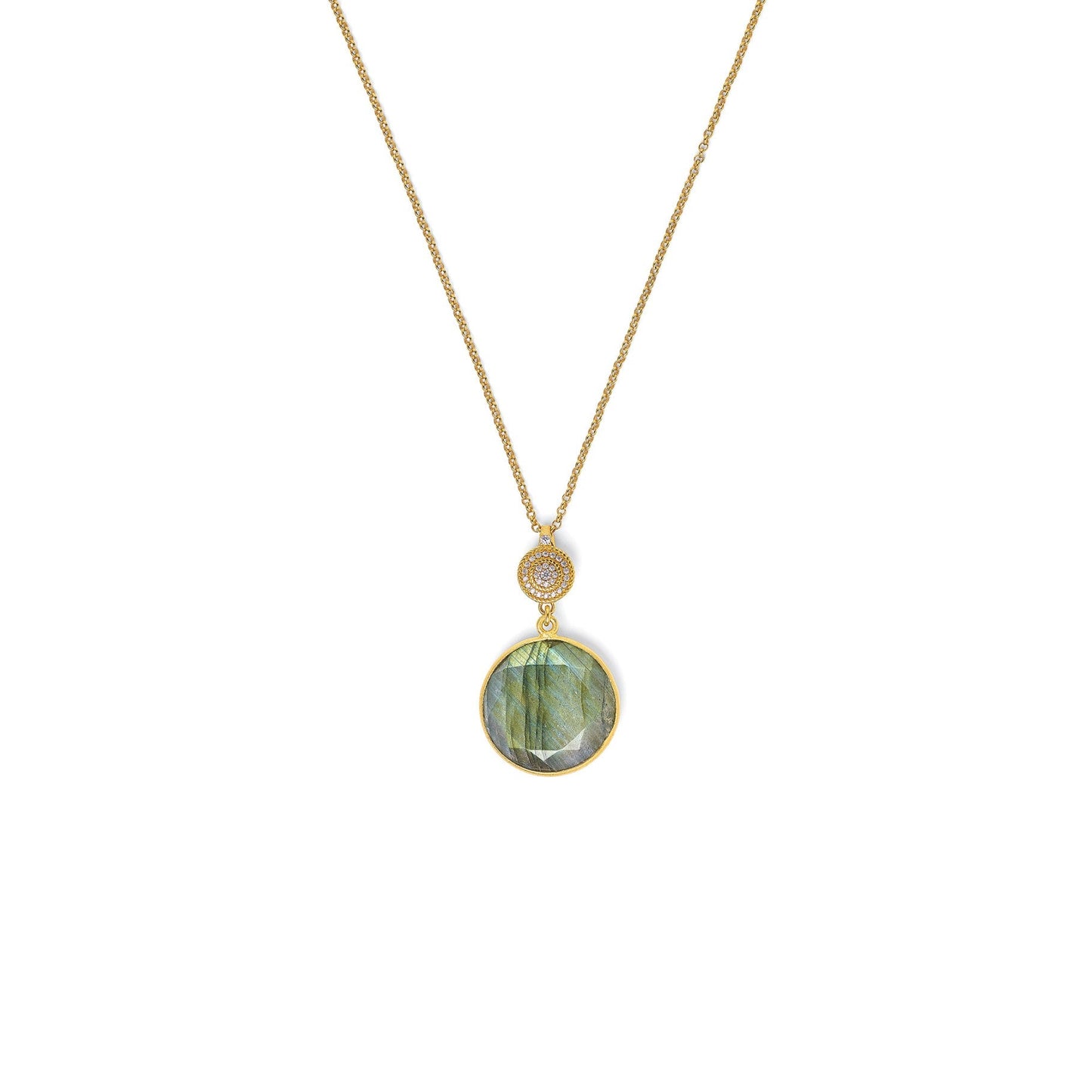 Verinas Labradorite Necklace-Jewelry-Bernd Wolf-Sorrel Sky Gallery