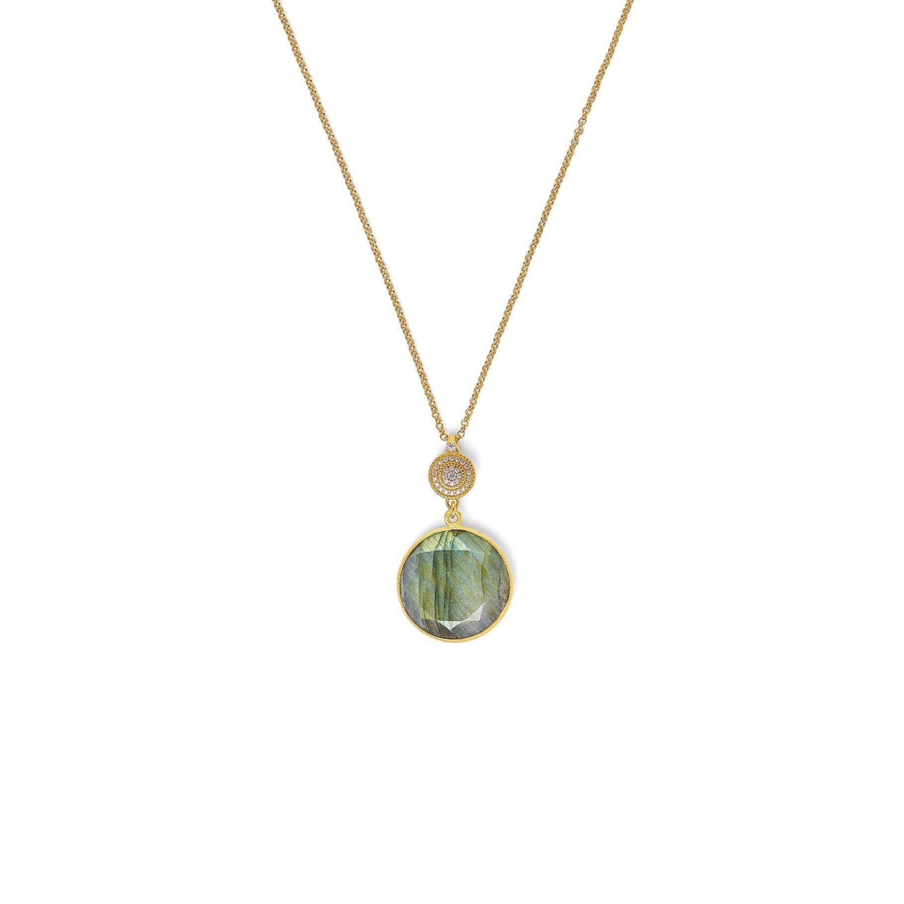 Verinas Labradorite Necklace-Jewelry-Bernd Wolf-Sorrel Sky Gallery