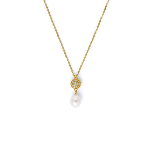 Vernello Freshwater Pearl Necklace-Jewelry-Bernd Wolf-Sorrel Sky Gallery