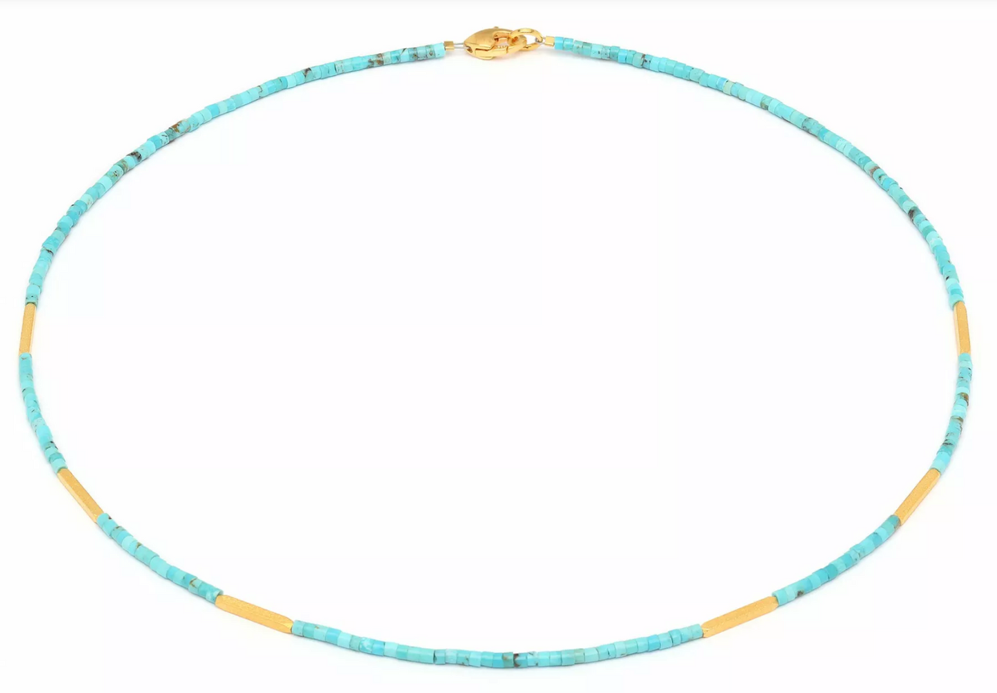 Waina Turquoise Necklace-Jewelry-Bernd Wolf-Sorrel Sky Gallery