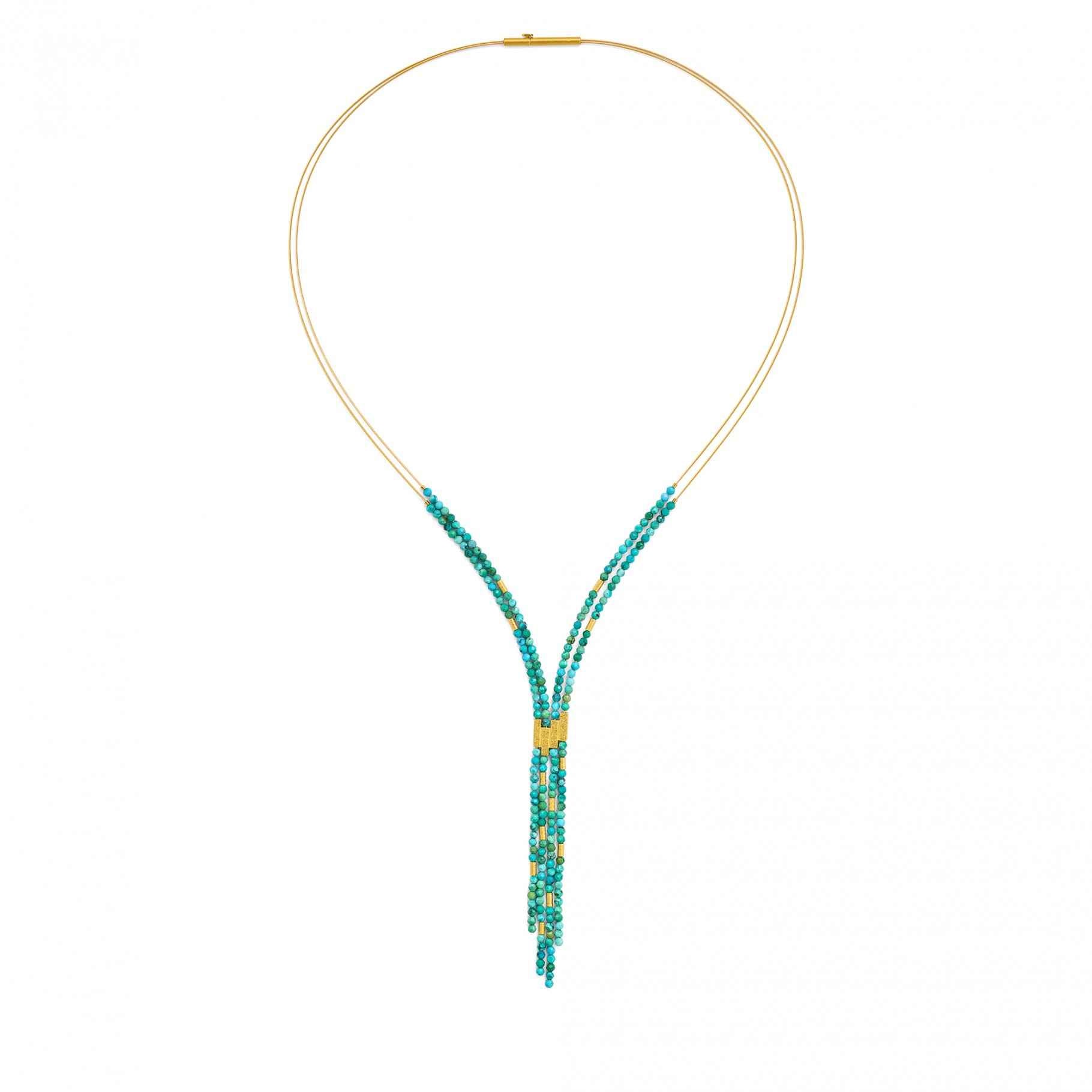 Yaneki Turquoise Necklace-Jewelry-Bernd Wolf-Sorrel Sky Gallery