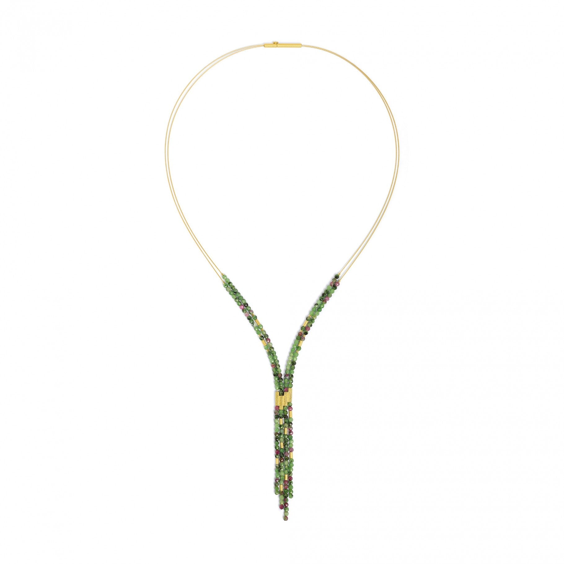 Yanika Ruby Zoisite Necklace-Jewelry-Bernd Wolf-Sorrel Sky Gallery