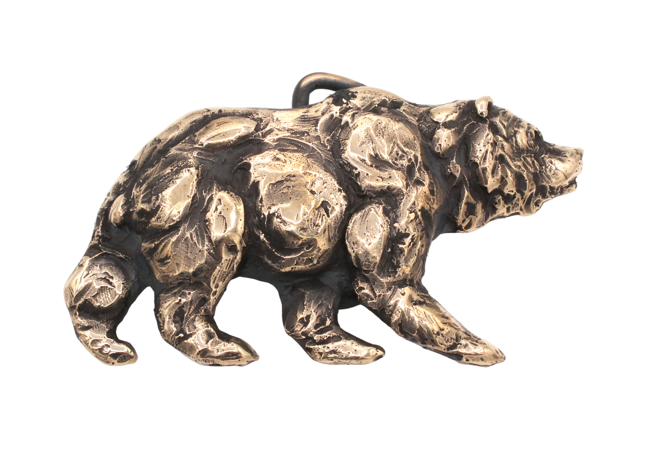 Walking Bear Belt Buckle-Jewelry-Bryce Pettit-Sorrel Sky Gallery