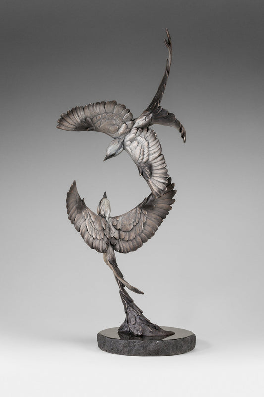 Hither & Thither (Scissor tails - garden size)-Sculpture-Bryce Pettit-Sorrel Sky Gallery