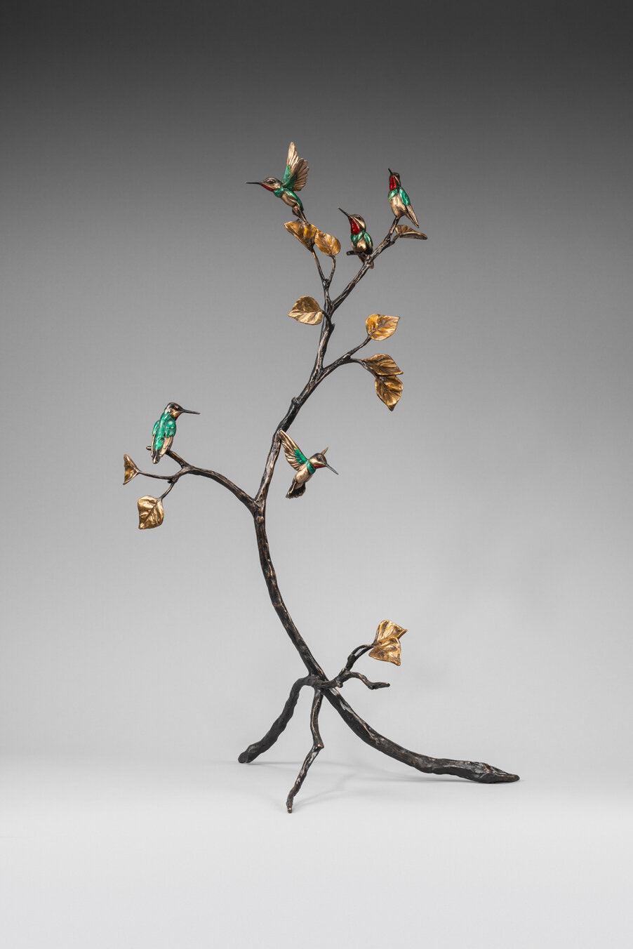 Hummingbirds-Sculpture-Bryce Pettit-Sorrel Sky Gallery