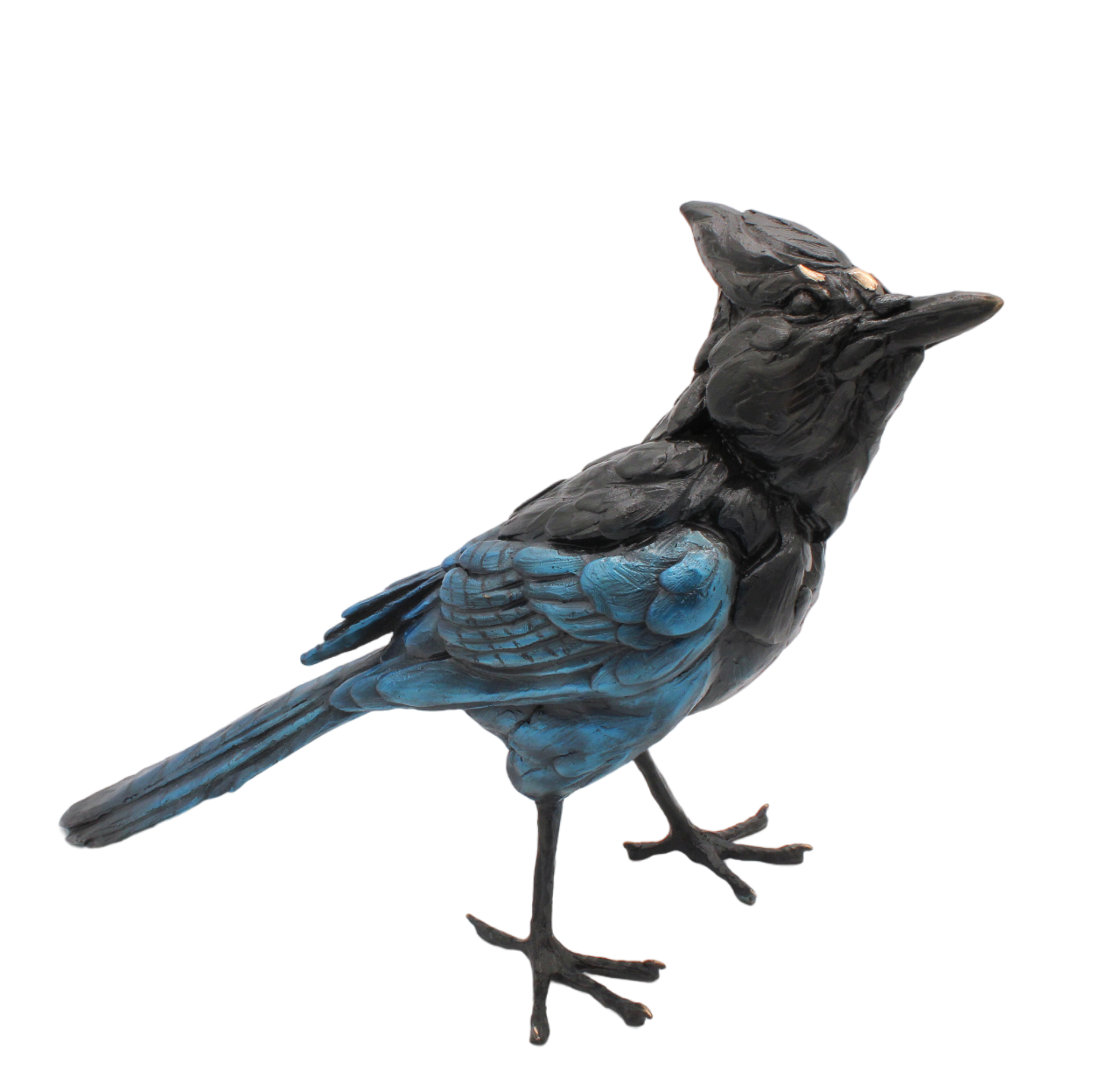 Stellar Jay-Sculpture-Bryce Pettit-Sorrel Sky Gallery