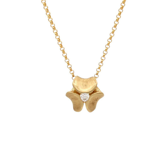 14K Flower Pendant-Jewelry-Cherie Dori-Sorrel Sky Gallery