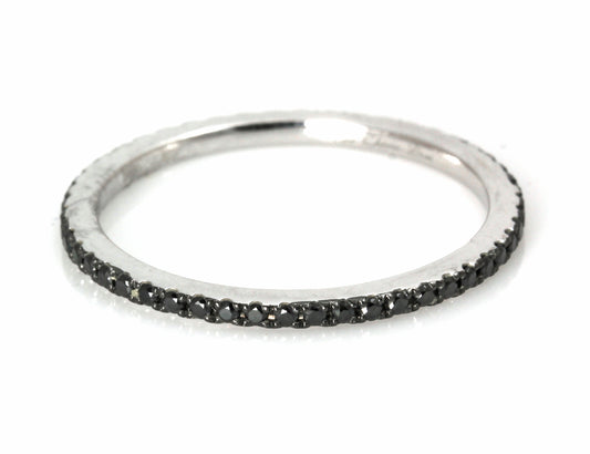 Black Diamond Eternity Band-Jewelry-Cherie Dori-Sorrel Sky Gallery