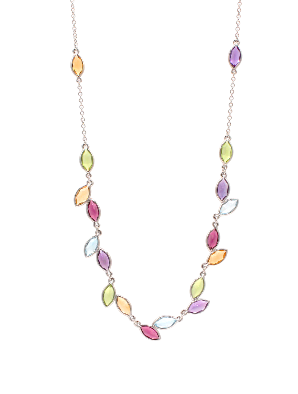 Blissful Multi-stone Necklace-Jewelry-Cherie Dori-Sorrel Sky Gallery