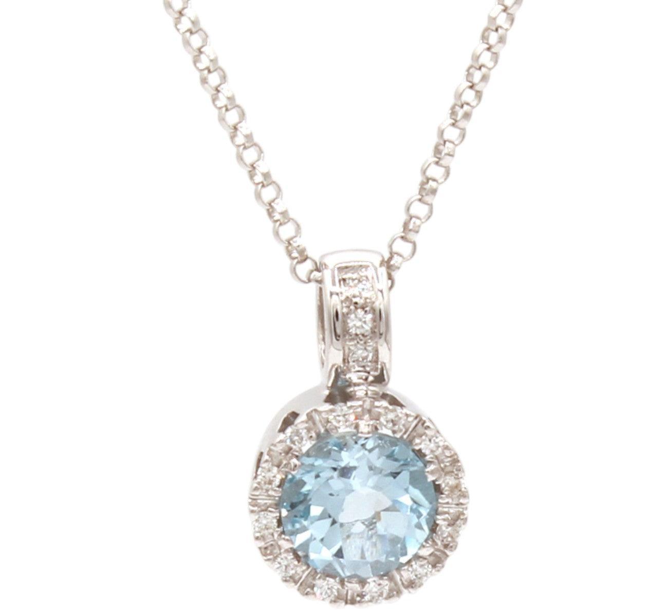 Blue Topaz Pendant-Jewelry-Cherie Dori-Sorrel Sky Gallery