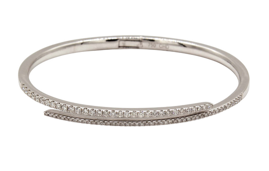 By Pass Diamond Bracelet-Jewelry-Cherie Dori-Sorrel Sky Gallery