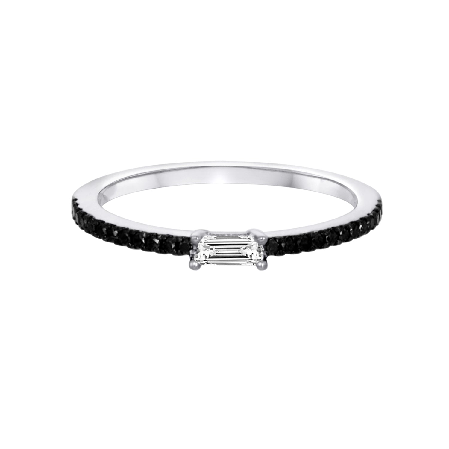 Diamond Baguette Ring-Jewelry-Cherie Dori-Sorrel Sky Gallery