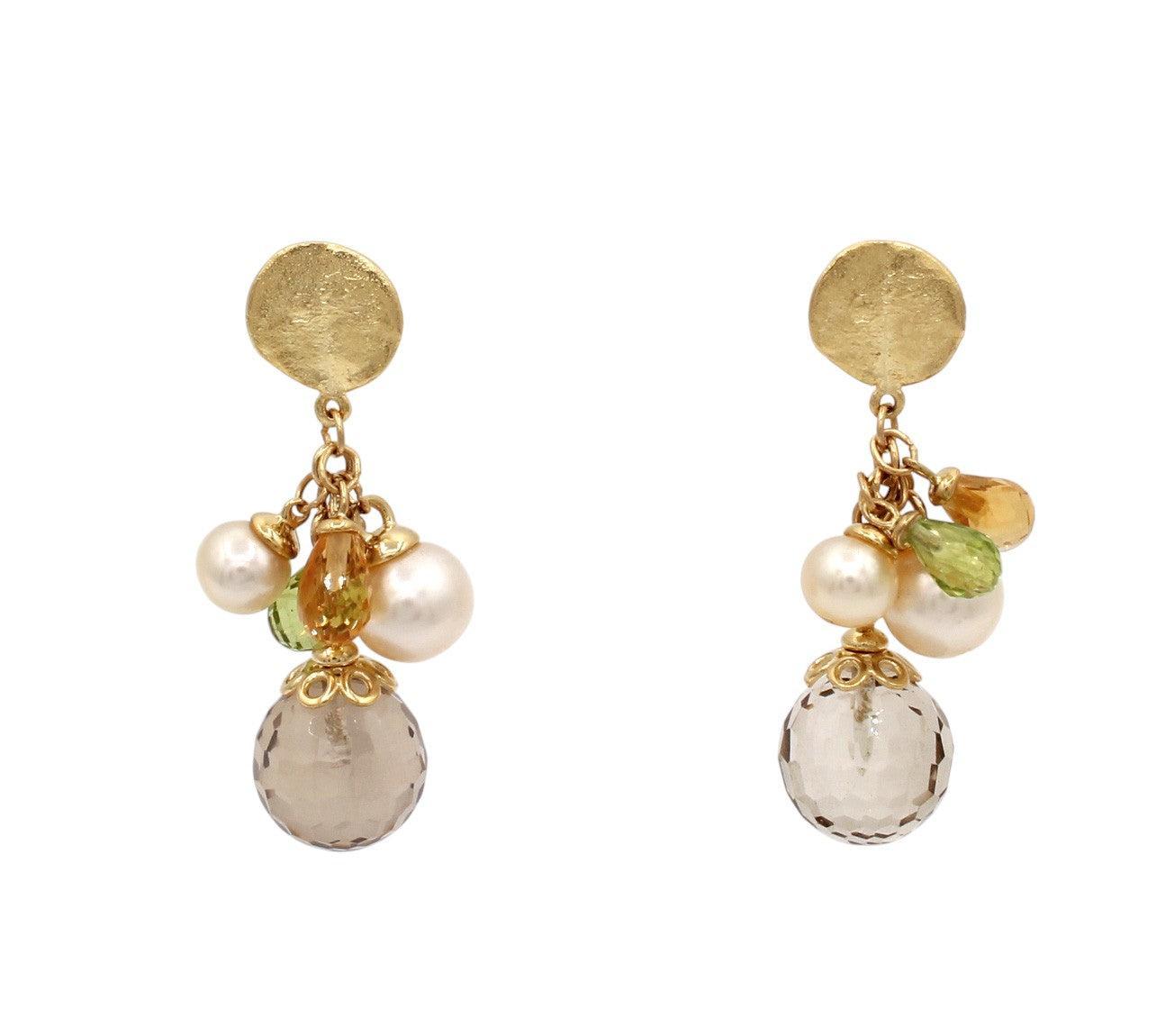 Earth Tone Earrings-Jewelry-Cherie Dori-Sorrel Sky Gallery