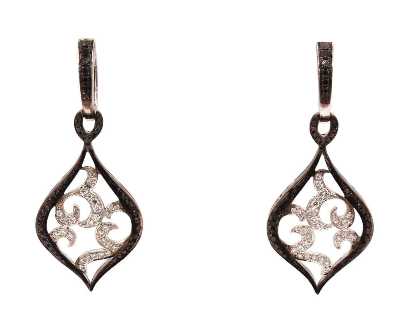 Embroidery Dangle Earrings-Jewelry-Cherie Dori-Sorrel Sky Gallery