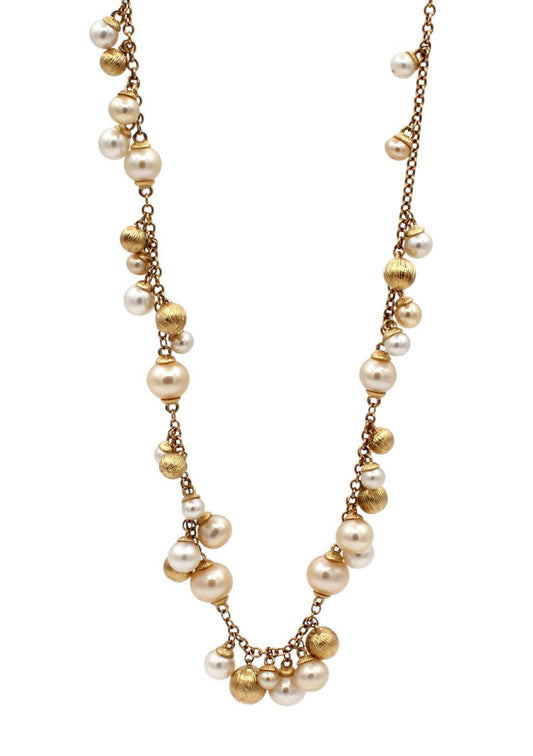 Goldie Baroque Pearl Necklace-Jewelry-Cherie Dori-Sorrel Sky Gallery