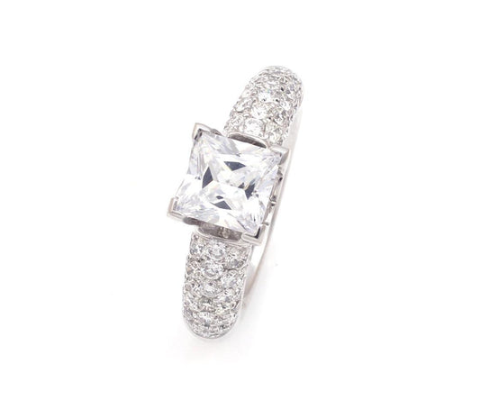 Princess Semi-mount Ring-Jewelry-Cherie Dori-Sorrel Sky Gallery