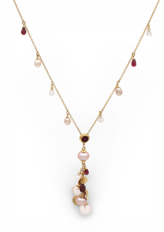 Rosario Necklace-Jewelry-Cherie Dori-Sorrel Sky Gallery