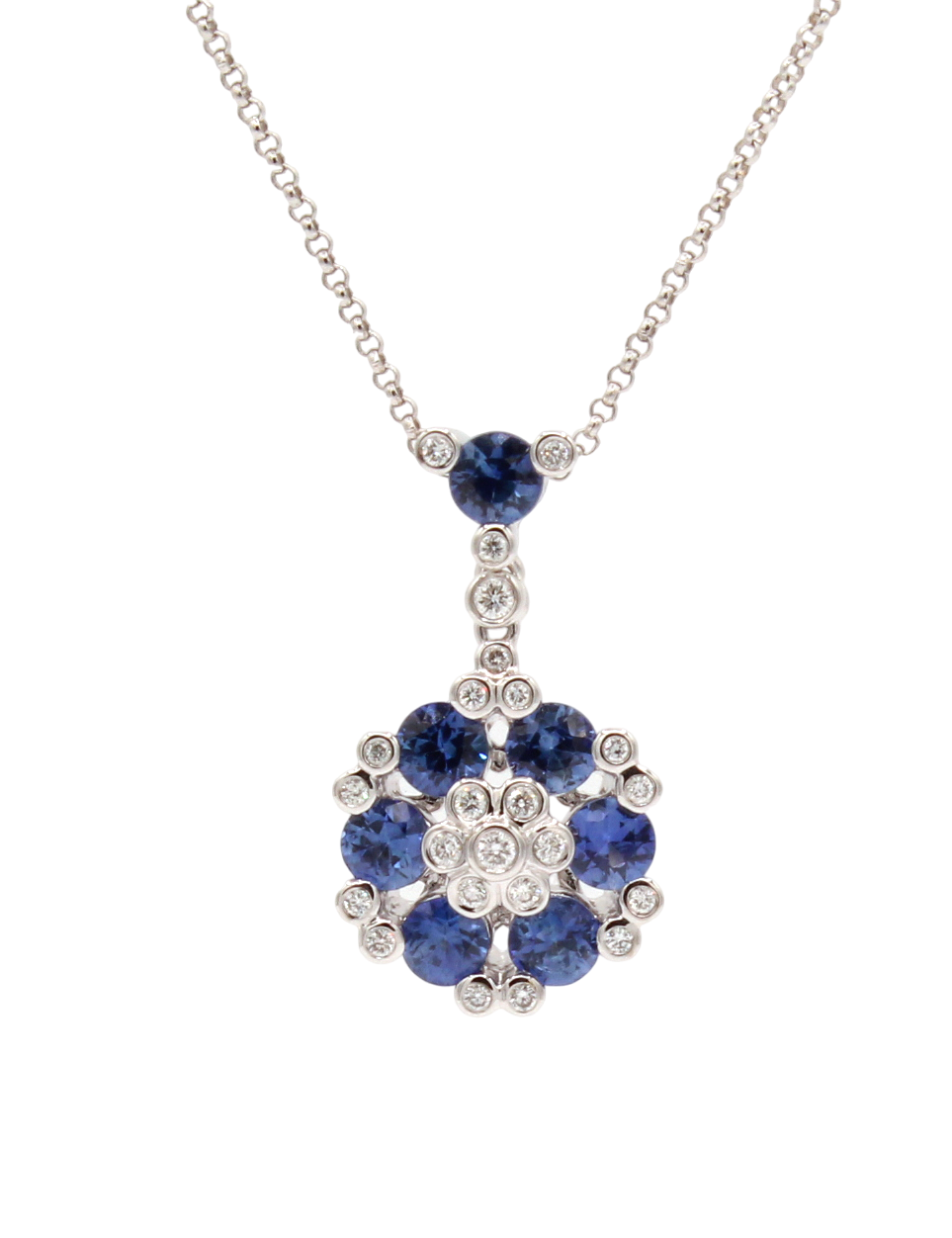 Sapphire Rosario Pendant-Jewelry-Cherie Dori-Sorrel Sky Gallery