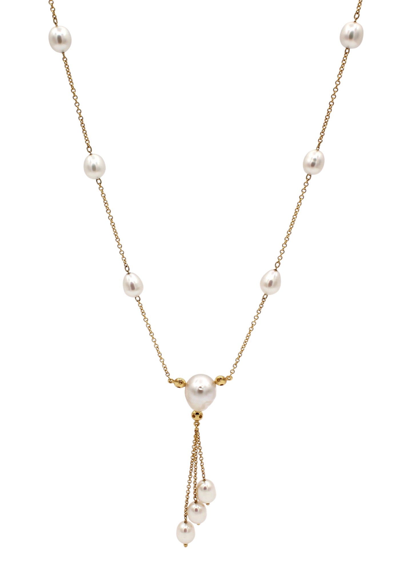 South Sea Baroque Pearl Necklace-Jewelry-Cherie Dori-Sorrel Sky Gallery